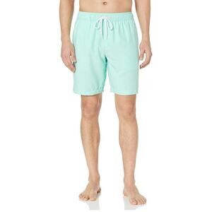 🔥Amazon Essentials Men's 9" Quick-Dry Swim Trunk Mint Green Large NWT🔥